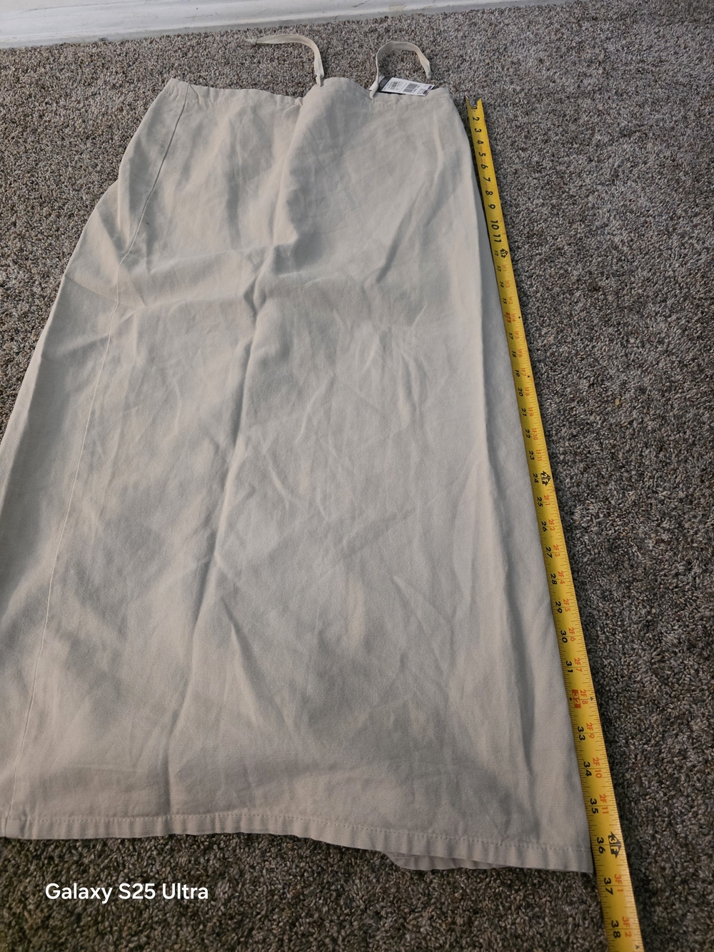 A. Byer Light Cream Slip Skirt